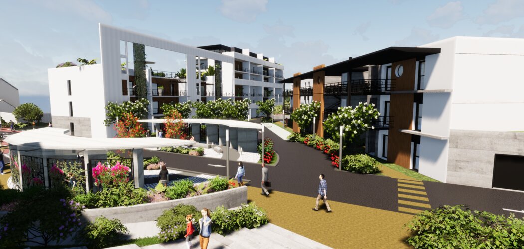 Programme immobilier neuf L'ILOT BELHOMMET - Landerneau : appartements neufs du 2 au 4 pièces à 500 m du cœur de ville (29800) - Référence : 11019