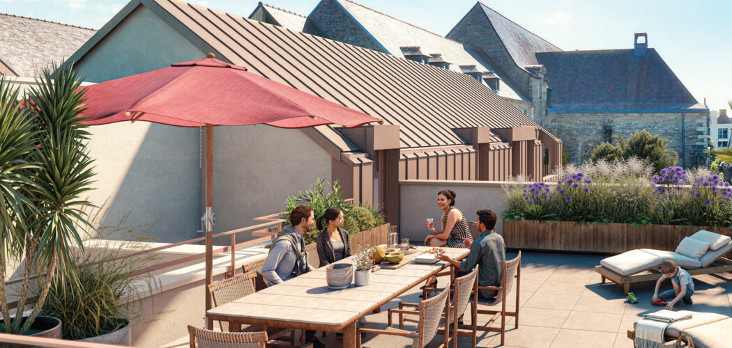Programme immobilier neuf Le Clos des Capucins - Lannion centre à deux pas de la Place du Général Leclerc (22300) - Référence : 14672
