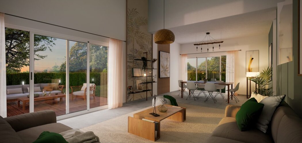 Programme immobilier neuf LITTORAL - Larmor-Baden : maisons neuves de 5 pièces à 500m de la plage (56870) - Référence : 10826