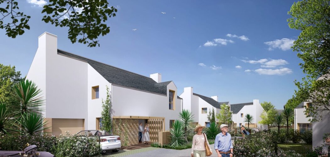 Programme immobilier neuf LITTORAL - Larmor-Baden : maisons neuves de 5 pièces à 500m de la plage (56870) - Référence : 10826