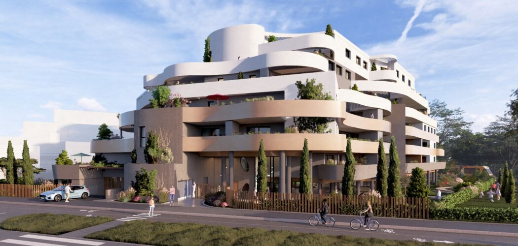 Programme immobilier neuf HYOKO - Lattes : appartements neufs T2–T4 sur les hauteurs avec vue sur Montpellier (34970) - Référence : 9055