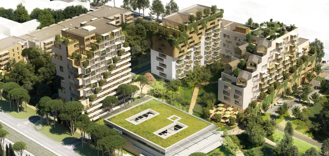Programme immobilier neuf ILOT DES PLATANES - Lattes entre Montpellier et mer quartier Boirargues tramway (34970) - Référence : 17163