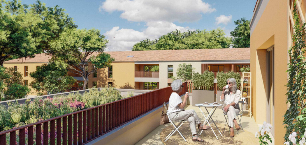 Programme immobilier neuf EDEN RESORT - Launaguet une résidence séniors aux portes de Toulouse (31140) - Référence : 9392