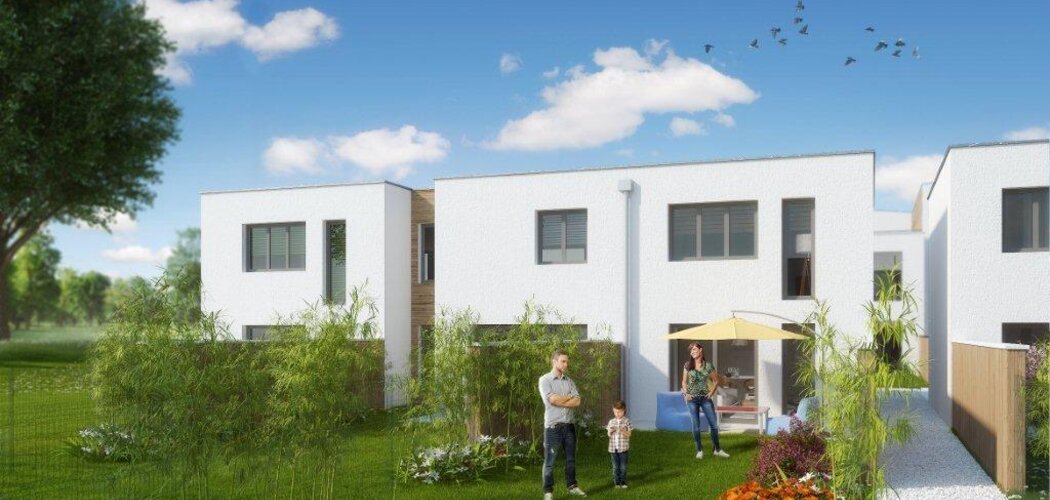 Programme immobilier neuf Les Jardins de l'observatoire - Laxou : Villas et appartements avec larges ouvertures et prestations complètes près du centre-ville (54520) - Référence : 218