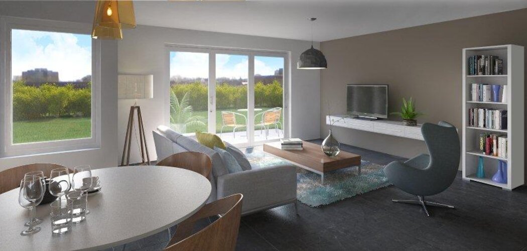 Programme immobilier neuf Les Jardins de l'observatoire - Laxou : Villas et appartements avec larges ouvertures et prestations complètes près du centre-ville (54520) - Référence : 218