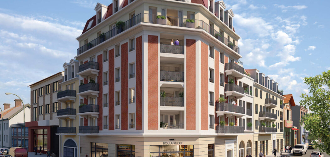 Programme immobilier neuf 14 BARBUSSE - Le Blanc-Mesnil à proximité de Paris en RER B (93150) - Référence : 16076