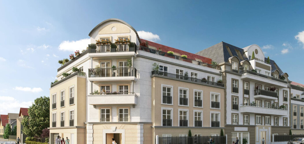 Programme immobilier neuf VILLA DES PETITS PONTS -  Le Blanc-Mesnil : appartements neufs du studio au 4 pièces à quelques pas du RER B (93150) - Référence : 14180