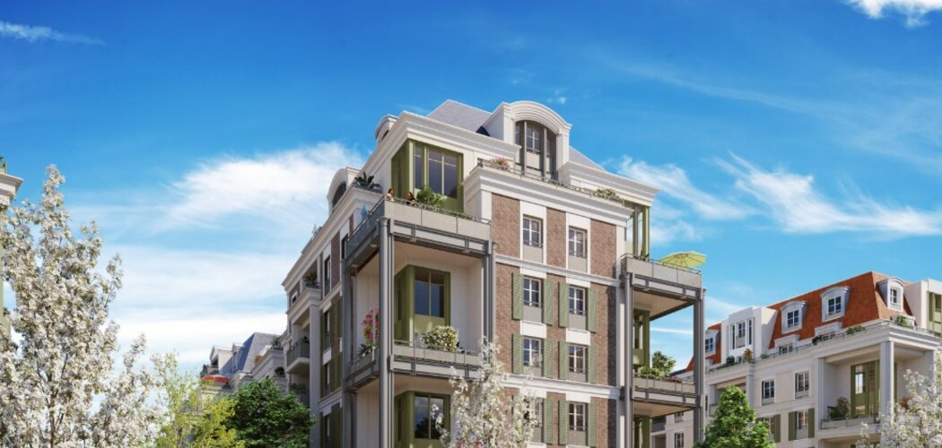 Programme immobilier neuf Village Eiffel 1 - Lot 1-6 - Le Blanc-Mesnil : appartements neufs éligibles PTZ et TVA réduite près du parc de 6,8 hectares (93150) - Référence : 14846