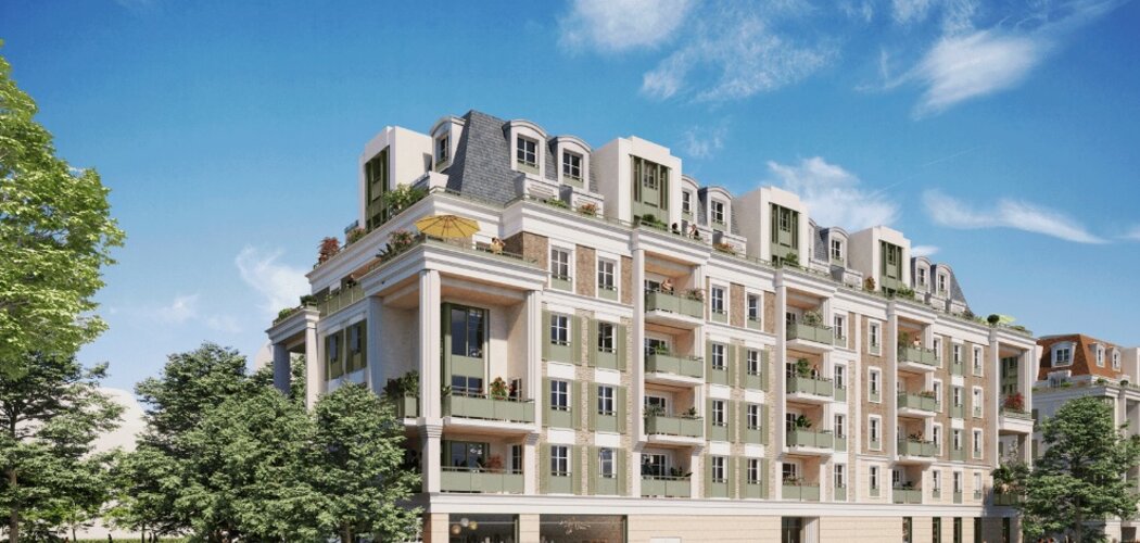 Programme immobilier neuf Village Eiffel 1 - Lot 1-6 - Le Blanc-Mesnil : appartements neufs éligibles PTZ et TVA réduite près du parc de 6,8 hectares (93150) - Référence : 14846