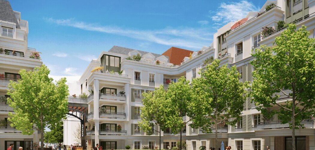 Programme immobilier neuf Village Eiffel 1 - Lot 1-6 - Le Blanc-Mesnil : appartements neufs éligibles PTZ et TVA réduite près du parc de 6,8 hectares (93150) - Référence : 14846