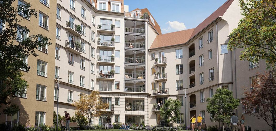 Programme immobilier neuf Maestria - Le Blanc-Mesnil : Appartements studio–T4 avec terrasses, parking sécurisé et proximité aéroport Paris-Le Bourget (93150) - Référence : 14809