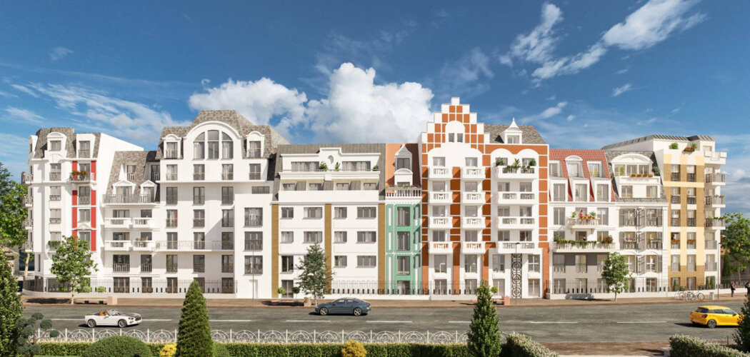 Programme immobilier neuf LA RÉSIDENCE DES PETITS PONTS - Le Blanc-Mesnil : Appartements studio–T5 avec terrasses, ascenseur et proximité RER B à 16 min à pied (93150) - Référence : 18006