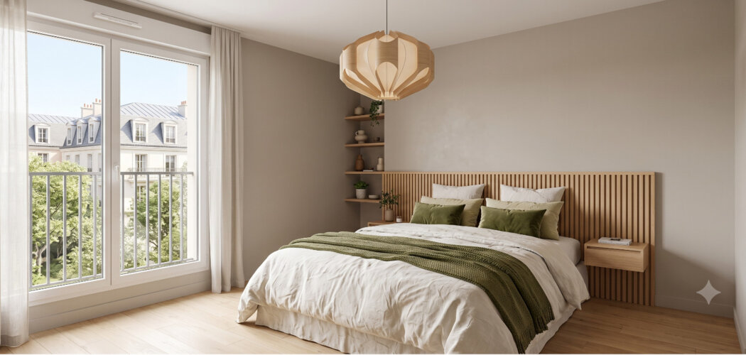 Programme immobilier neuf Le Domaine du Chevalier - Le Blanc-Mesnil : Appartements studio–T5 avec terrasses, parking sécurisé et proximité écrin de verdure (93150) - Référence : 14760