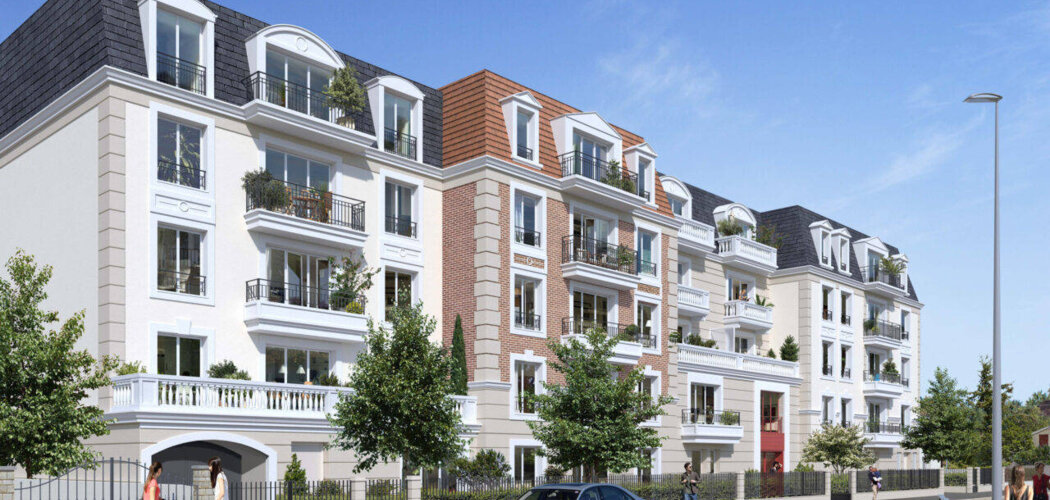 Programme immobilier neuf La Baronnie - Le Blanc-Mesnil : Appartements T2–T5 avec terrasses, à distance piétonne du RER B (93150) - Référence : 14468