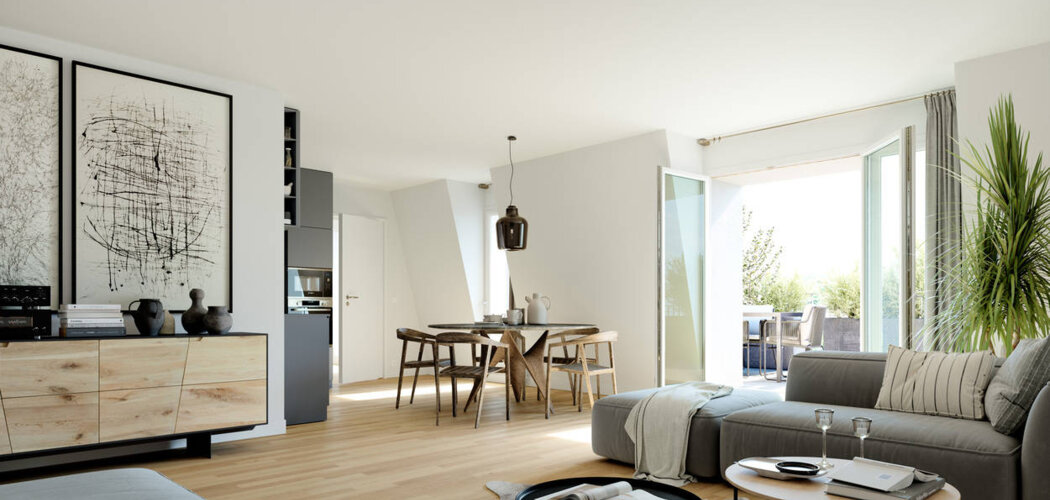 Programme immobilier neuf La Baronnie - Le Blanc-Mesnil : Appartements T2–T5 avec terrasses, à distance piétonne du RER B (93150) - Référence : 14468