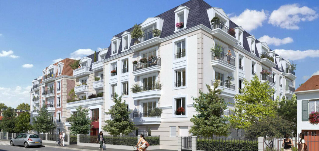 Programme immobilier neuf La Baronnie - Le Blanc-Mesnil : Appartements T2–T5 avec terrasses, à distance piétonne du RER B (93150) - Référence : 14468