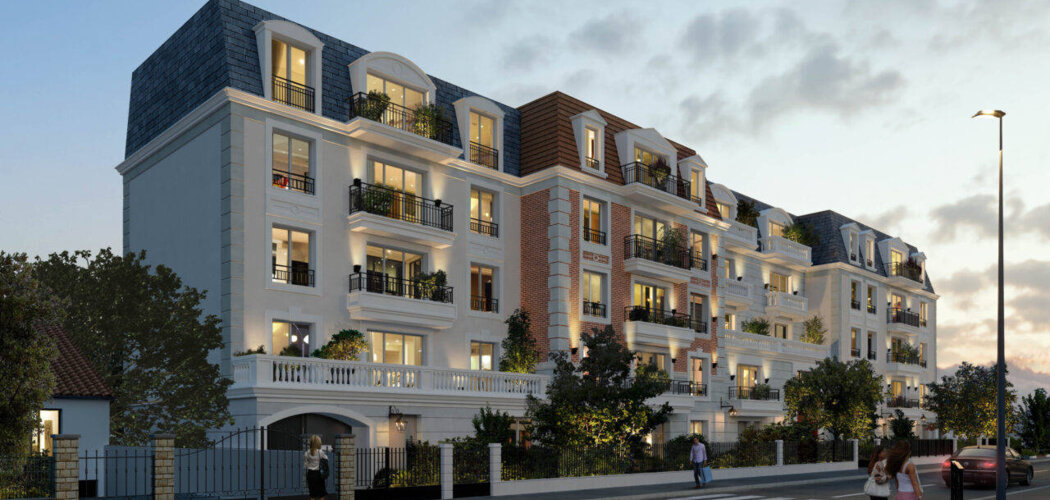 Programme immobilier neuf La Baronnie - Le Blanc-Mesnil : Appartements T2–T5 avec terrasses, à distance piétonne du RER B (93150) - Référence : 14468