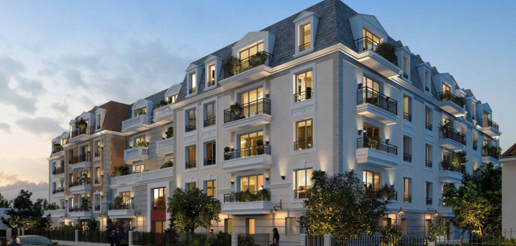 Programme immobilier neuf La Baronnie - Le Blanc-Mesnil : Appartements T2–T5 avec terrasses, à distance piétonne du RER B (93150) - Référence : 14468