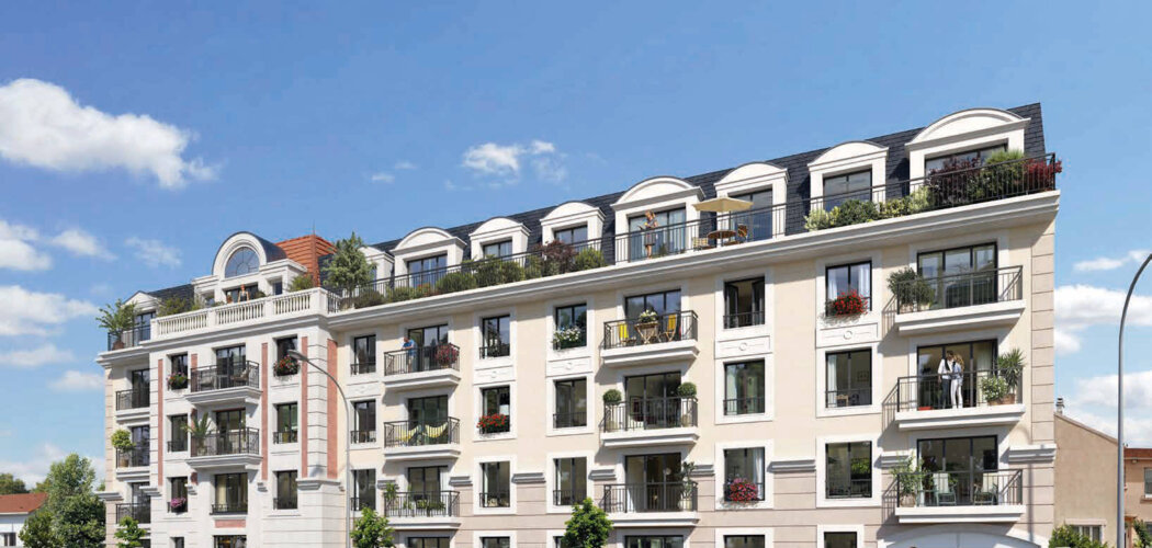 Programme immobilier neuf Villa Comtesse - Le Blanc-Mesnil : Appartements T2–T5 avec terrasses, jardins privatifs et proximité quartier de la Molette (93150) - Référence : 14741