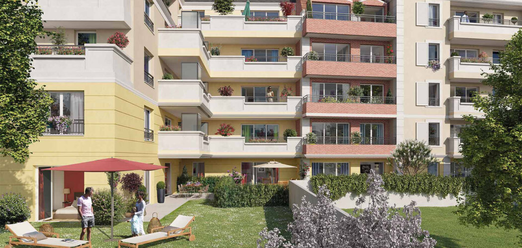 Programme immobilier neuf Villa Auber - Le Blanc-Mesnil : Appartements T2–T5 avec terrasses, parking sécurisé et proximité centre-ville (93150) - Référence : 14654