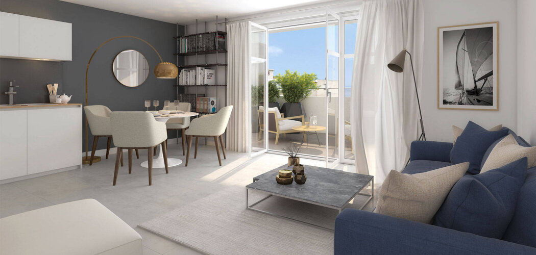 Programme immobilier neuf Villa Auber - Le Blanc-Mesnil : Appartements T2–T5 avec terrasses, parking sécurisé et proximité centre-ville (93150) - Référence : 14654
