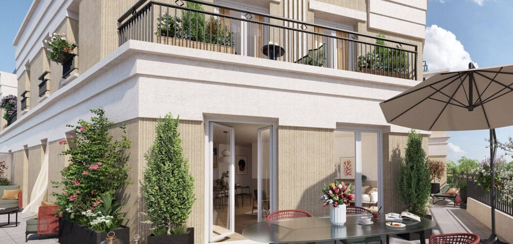 Programme immobilier neuf LES TERRASSES D'ARIANE - Le Blanc-Mesnil proche futur métro ligne 17 (93150) - Référence : 16263