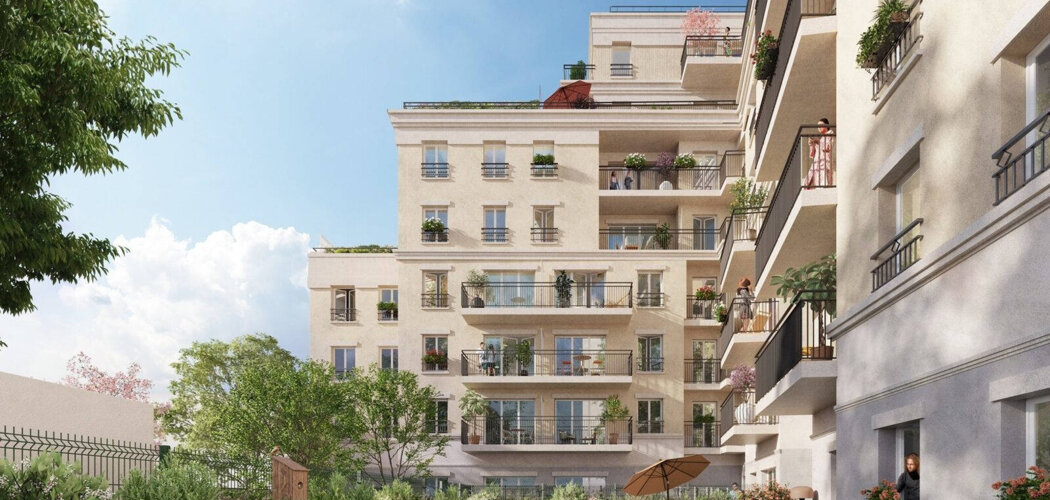 Programme immobilier neuf LES TERRASSES D'ARIANE - Le Blanc-Mesnil proche futur métro ligne 17 (93150) - Référence : 16263