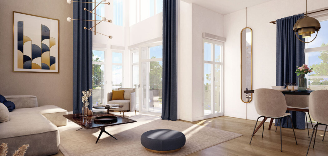 Programme immobilier neuf Esprit 153 - Le Blanc-Mesnil, résidence neuve à 9 min du RER B et des métros 16 et 17 (93150) - Référence : 15957