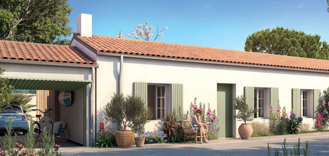 Programme immobilier neuf LES VILLAS IODEES - Le Bois-Plage-en-Ré à proximité de la plage (17580) - Référence : 12883
