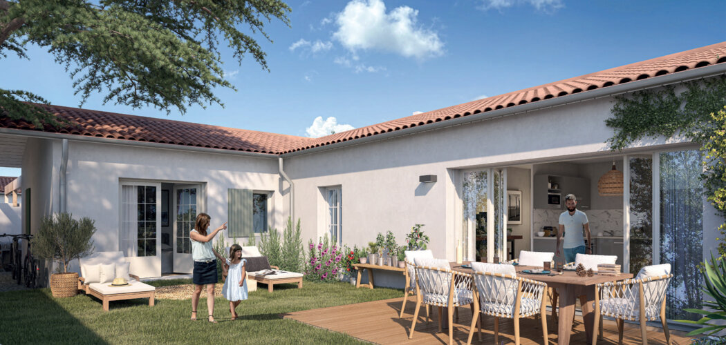 Programme immobilier neuf LES VILLAS IODEES - Le Bois-Plage-en-Ré à proximité de la plage (17580) - Référence : 12883