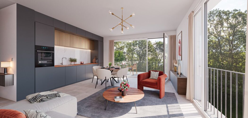 Programme immobilier neuf Le Domaine de Buttet - Le Bourget-du-Lac : appartements neufs T2–T5 à 10 min de la plage (73370) - Référence : 15738