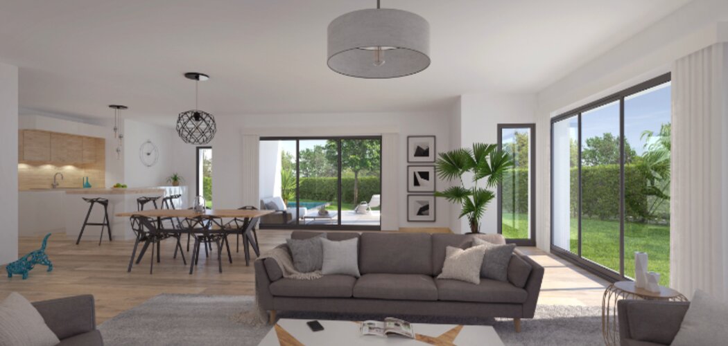 Programme immobilier neuf VILLA LUMIERE LE BOUSCAT - Le Bouscat : 4 maisons duplex neuves T5 avec piscine à 5 min de Bordeaux Lac (33110) - Référence : 14896