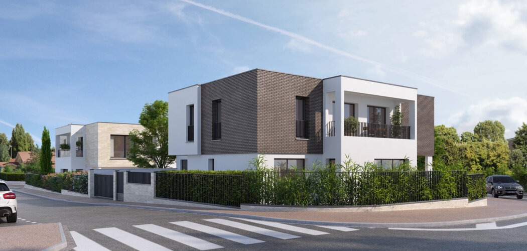 Programme immobilier neuf Villa Lumière - Le Bouscat : maisons neuves 5 pièces avec piscine en quartier résidentiel (33110) - Référence : 8040