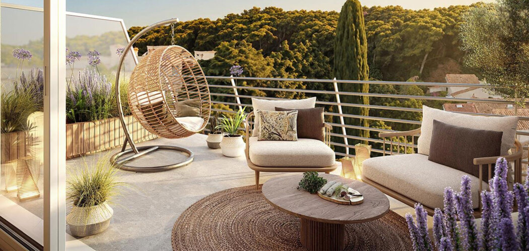 Programme immobilier neuf Côté Cannet - Le Cannet appartements avec terrasse près de Cannes (06110) - Référence : 17601