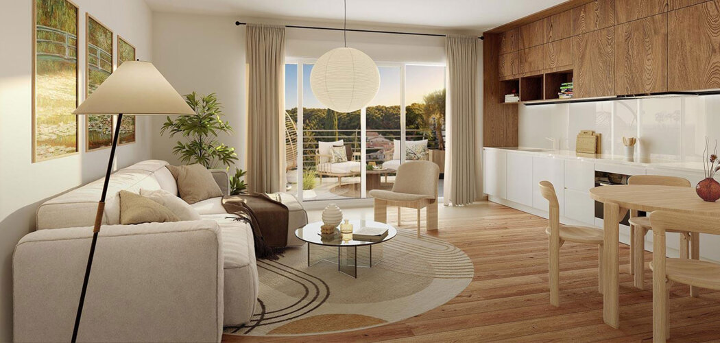 Programme immobilier neuf Côté Cannet - Le Cannet appartements avec terrasse près de Cannes (06110) - Référence : 17601