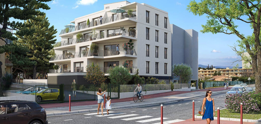 Programme immobilier neuf Côté Cannet - Le Cannet appartements avec terrasse près de Cannes (06110) - Référence : 17601