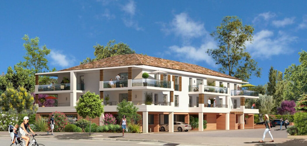 Programme immobilier neuf OLIVERDE -  Le Cannet : appartements neufs du 2 au 4 pièces en quartier verdoyant (06110) - Référence : 11472