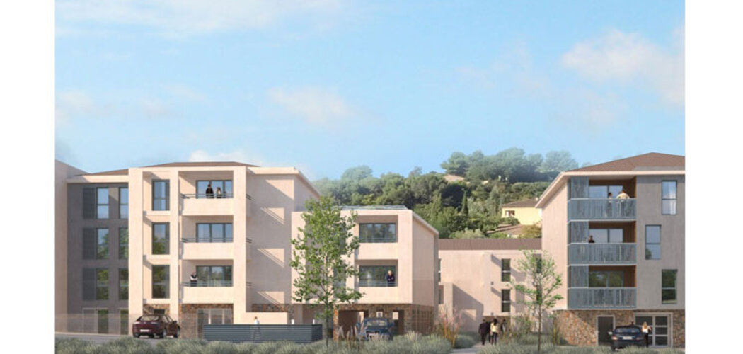 Programme immobilier neuf TERRA UVA - Le Castellet : Appartements T2–T3 avec balcons, terrasses et jardins près du Collège Le Vigneret (83330) - Référence : 11962