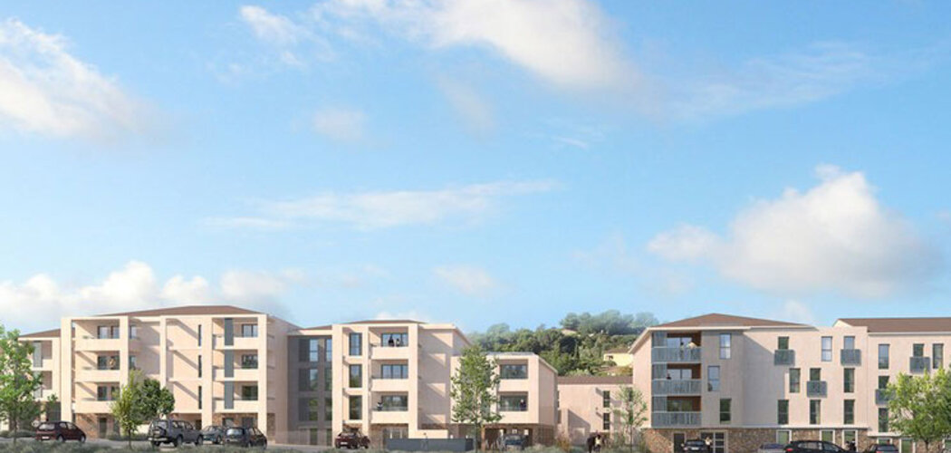 Programme immobilier neuf TERRA UVA - Le Castellet : Appartements T2–T3 avec balcons, terrasses et jardins près du Collège Le Vigneret (83330) - Référence : 11962
