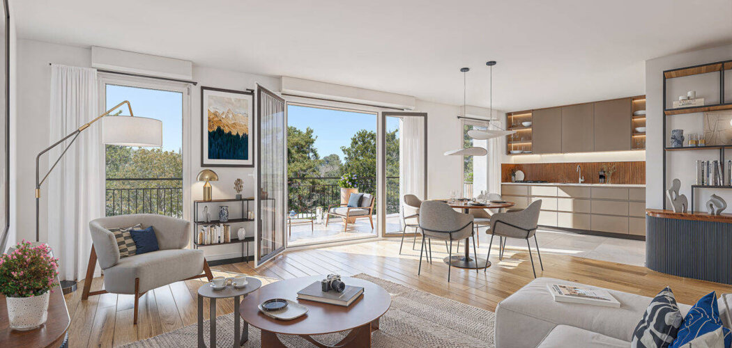 Programme immobilier neuf Le Clos de la Chênaie - Le Chesnay : Nouvelle résidence entre ville et forêt à 10 min de Versailles (78150) - Référence : 16273