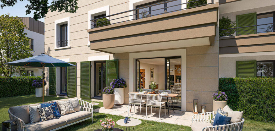 Programme immobilier neuf Le Clos de la Chênaie - Le Chesnay : Nouvelle résidence entre ville et forêt à 10 min de Versailles (78150) - Référence : 16273