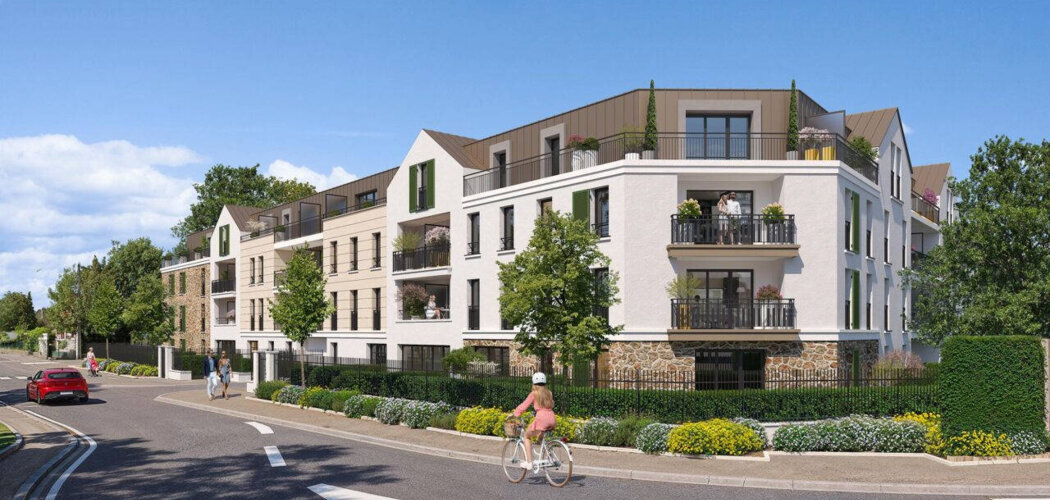 Programme immobilier neuf Le Clos de la Chênaie - Le Chesnay : Nouvelle résidence entre ville et forêt à 10 min de Versailles (78150) - Référence : 16273
