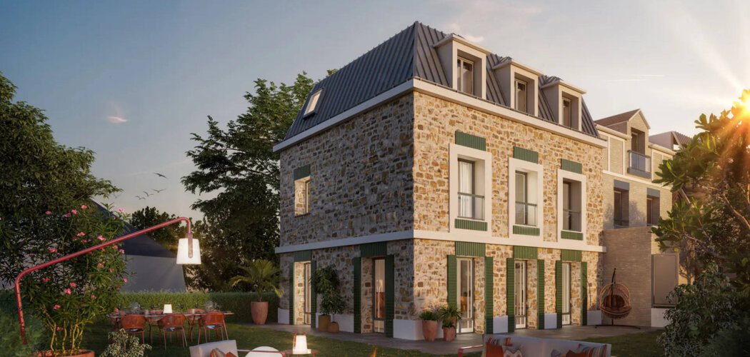 Programme immobilier neuf VILLA KLEBER - VILLA KLEBER - TR1 -  Le Chesnay : villas et appartements neufs de 3 à 6 pièces à 15 min de la gare (78150) - Référence : 15338