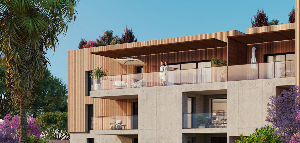 Programme immobilier neuf PATIO NEMA - Le Grau-du-Roi : appartements neufs du 2 au 4 pièces à 250m des plages (30240) - Référence : 14763
