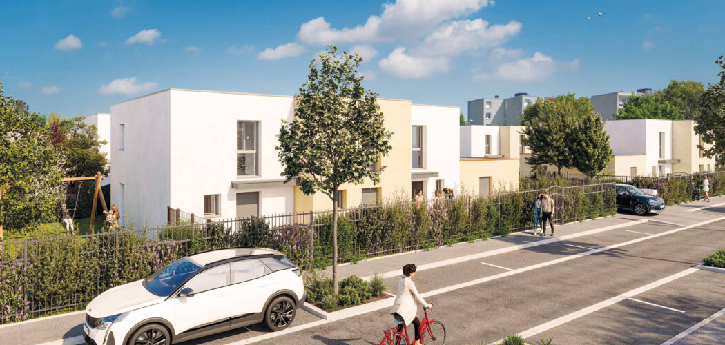 Programme immobilier neuf Domaine du bois flotté - Le Havre Maisons contemporaines à quelques minutes à vélo (76600) - Référence : 12375