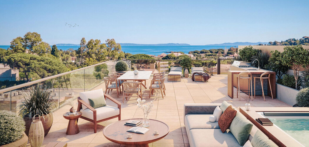 Programme immobilier neuf PURE BAY - Le Lavandou au coeur de Saint-Clair (83980) - Référence : 14028