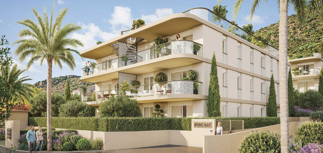 Programme immobilier neuf PURE BAY - Le Lavandou au coeur de Saint-Clair (83980) - Référence : 14028