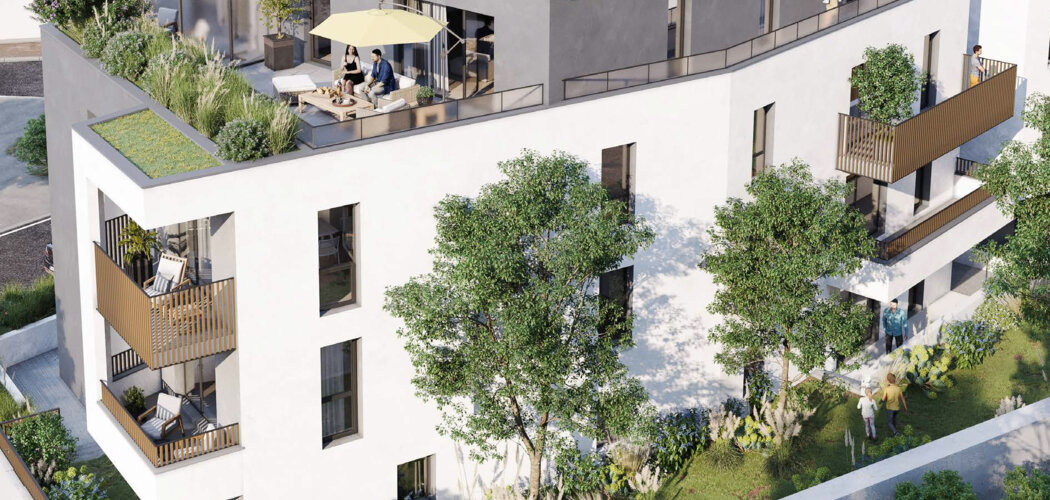 Programme immobilier neuf VILLA OPALE - Le Loroux-Bottereau : appartements neufs T2–T4 en plein bourg à 20 km de Nantes (44430) - Référence : 15524