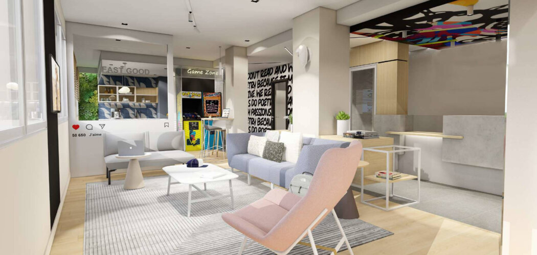 Programme immobilier neuf RUBIK - Le Mans : 94 studios neufs LMNP proche de la place George Washington (72000) - Référence : 15772