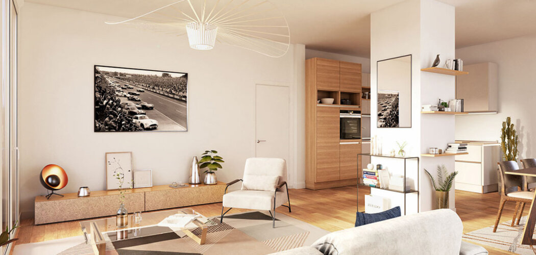 Programme immobilier neuf ORIGINALE - Le Mans à proximité immédiate du tramway T1 et T2 (72000) - Référence : 16052
